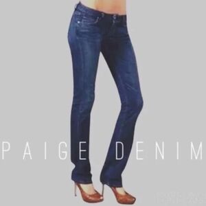 NWT Paige Blue Heights Low Rise Skinny Denim Made in USA